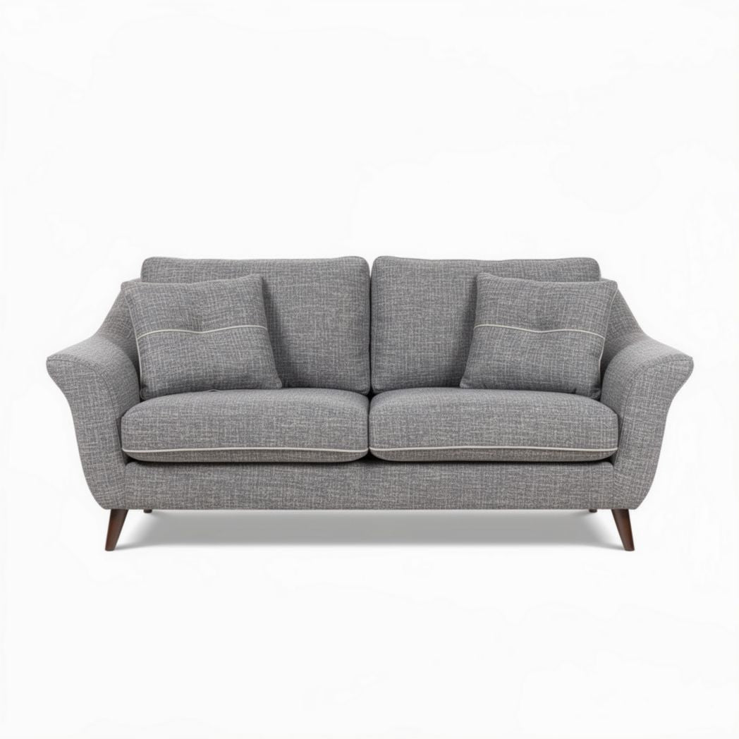 Fabric two-seater sofa for living room use - 197 x 86 x 84cm