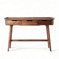 Wooden writing desk with three drawers for home office - 120 x 60 x 75cm