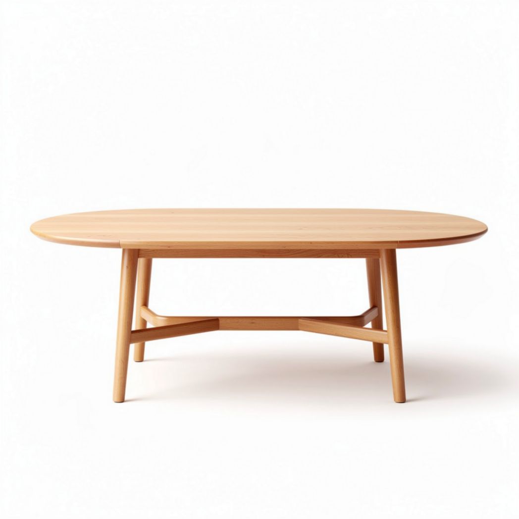 Wooden dining table for modern homes - 180 x 90 x 75cm